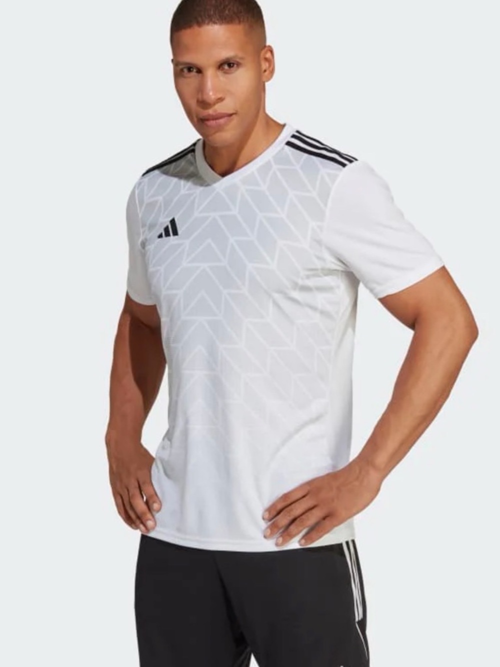 adidas Team Icon 23 Men's Soccer Jersey - White large
